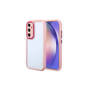 Coque Premium pour Samsung Galaxy A54 avec protection de l'appareil photo, bord coloré en silicone, compatible A53 A34 A03S A22 A21S - Product Image 1