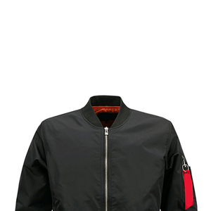 Abrigo deportivo de seda cálido informal de invierno para hombre, chaqueta Bomber de satén MA1 con cuello redondo para senderismo al aire libre, béisbol, para Estilo de vida activo - Product Image 5