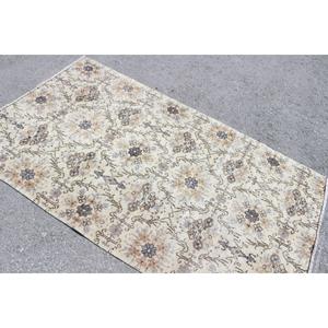 Tapis vintage 3,9 x 6,7 pieds, tapis turc, tapis oriental gris en laine - Product Image 4