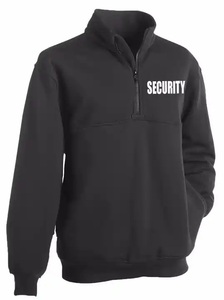 Guardia de seguridad personalizada media cremallera sudadera hombres sudaderas Royal Security Guard uniforme chaqueta - Product Image 3