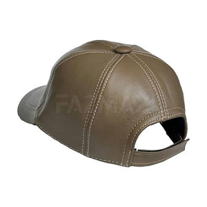 Vente en gros Offre Spéciale Chapeaux en cuir unisexe Nouvelle mode Le plus populaire parmi les jeunes Chapeau en cuir pour hommes - Product Image 4