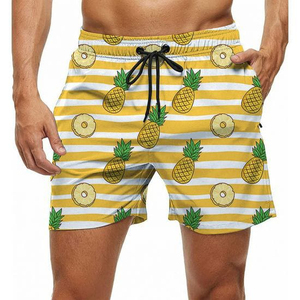 Pantalones cortos de malla de estilo casual para hombre, novedad, tamaño adulto, logotipo personalizado, precio bajo, cantidad a granel, patrón sólido - Product Image 3