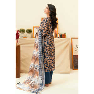 Traje de 3 Piezas para Mujer con Estampado y Cuello Bordado SD-52200 - Product Image 3