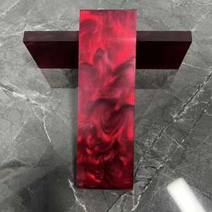 Venta al por mayor personalizado hecho a mano resina cuchillo mango escala personalizada juegos de cuchillos a bajo costo - Product Image 2