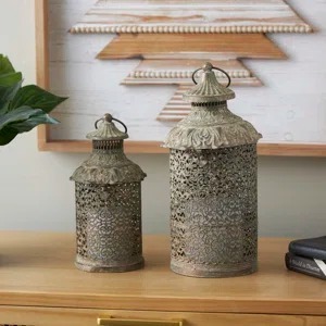 โคมไฟหลุมฝังศพอลูมิเนียมที่มีแม่ลายใบไม้ออกแบบสีได้เองทั้งในร่มและกลางแจ้งบ้านและสวนฟ้าผ่าดีไซน์คลาสสิก - Product Image 5