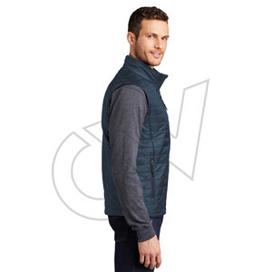 Prix d'usine Vestes d'hiver matelassées à glissière de haute qualité OEM pour hommes Doublure en laine coupe-vent imperméable personnalisable - Product Image 3