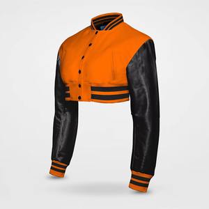 Nuevas y elegantes chaquetas Varsity para mujer de talla grande, chaquetas Letterman totalmente personalizables, disponibles al por mayor - Product Image 4