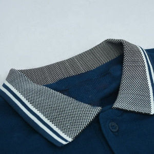 Impresión personalizada bordado algodón Golf Polo hombres deportes camisas logo Polo camisetas Casual sublimación bordado seda - Product Image 2