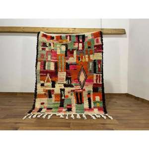 Moroccan Handmade Wool Rugs Authentic Berber <b>Carpets</b> Natural Wool Artisan Craftsmanship customize size and colors high quality - Product Image 1