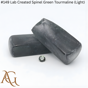 Espinela Cultivada en Laboratorio # 149 Esferas de turmalina verde espinela (clara) sintética creada en laboratorio, fusionada por llama, simulada - Product Image 4