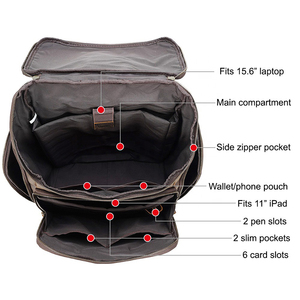 Mochila de Microfibra de Lujo de Diseñador de Marca Famosa con Logotipo Personalizado OEM, 30-40L, para Viajes de Negocios y Deportes para Hombre, BP-901 - Product Image 2