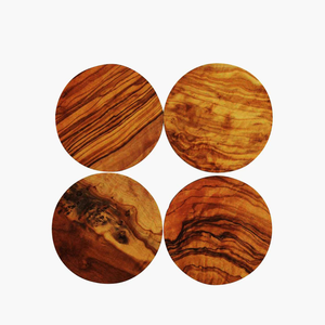 Sous-verres en bois naturel Présentoir à café en bois Sous-verres et coussinets Vente élevée à un prix raisonnable - Product Image 1