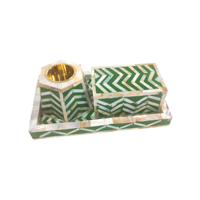 Ensemble de brûleurs à bakhoor modernes personnalisés avec incrustation de nacre, diffuseur d'encens religieux indien pour aromathérapie, maison, bureau, hôtel