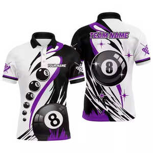 Sublimado personalizable para Polo Sports Jersey Nuevo diseño Tejido de punto Ropa deportiva Jerseys con logotipo OEM para Polos - Product Image 1