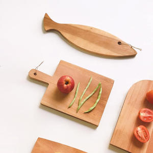 Platos de madera para servir alimentos, platos de madera para servir cenas Premium, diseño moderno para el hogar y los restaurantes - Product Image 3