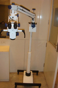 MICROSCOPIO DENTAL 25X MAGNIFICACIÓN CINCO (5) MICROSCOPIO DE LABORATORIO DENTAL DE PASO MICROSCOPIO DE MONTAJE EN EL PISO .. - Product Image 3