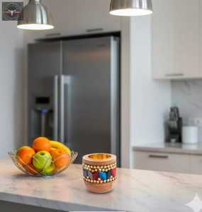 Brûleur d'encens personnalisé moderne en résine et bois d'acacia Coriandre Mubkhar de haute qualité pour parfum de maison à usage religieux Idées cadeaux - Product Image 5