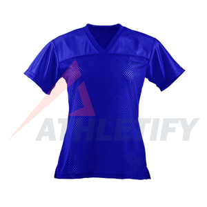 Maillot de football américain pour femme, respirant, à manches courtes, personnalisable, pour les performances de jour de match. - Product Image 3