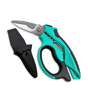 OEM ODM Taiwan Fournisseur 204MM Ciseaux multifonctions robustes Ciseaux d'électricien avec encoche de câble souple - Product Image 1