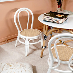 Silla de ratán natural ecológica al mejor precio al por mayor, muebles para niños para dormitorio y sala de estar, gabinete de juguetes para niños - Product Image 5