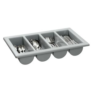 1/1GN Polypropylene Cutlery <b>Tray</b> for Kitchen Storage - Product Image 1