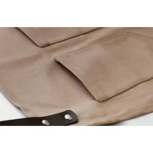 Customizable CHEF <b>Leather</b>-Finished <b>Apron</b> for Merchandising - Product Image 3
