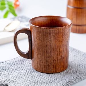 Tasse en bois classique avec couleur en bois naturel pour boissons comme le café thé boissons chaudes e.t.c utilisées dans le restaurant d'hôtel à la maison - Product Image 5