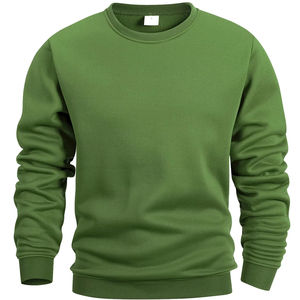 Unisex Premium nuevo diseño Casual hombres camisas 100% algodón orgánico cuello redondo sudaderas personalizado transpirable dolor hombres sudadera - Product Image 6