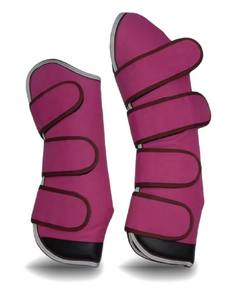 Bottes de protection pour les jambes des chevaux, pour l'équitation, l'entraînement et l'utilisation en écurie, avec un matériau antidérapant durable, culottes - Product Image 1