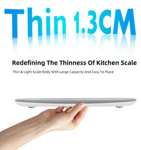 ميزان مطبخ رقمي إلكتروني من د. هينغ بشاشة LCD سعة 5 كجم/1 جرام دقيق وخفيف الوزن من الفولاذ المقاوم للصدأ لقياس الكعك والمخبوزات والأطعمة - Product Image 4