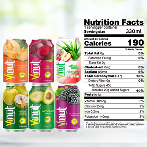 Caña de azúcar 330 ml 11,1 floz Bebida de jugo 24 latas por caja OEM ODM Etiqueta privada Sin azúcar Muestra gratis lista para exportación - Product Image 2