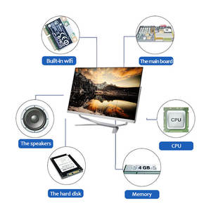 NOUVEAU MODÈLE 24 pouces tout-en-un ordinateur de bureau Core I5 I7 ordinateur à écran incurvé pour le bureau - Product Image 6