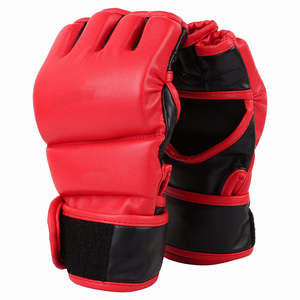Gants d'arts martiaux MMA Meilleure vente 12oz 16 oz Gants de boxe en cuir Entraînement professionnel Gants de combat MMA - Product Image 6