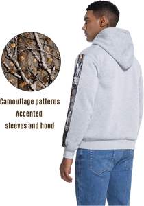 2025 hommes décontracté mode Joker Sublimation pull à capuche meilleure qualité drôle surdimensionné respirant conception solide motif OEM - Product Image 4