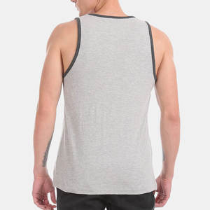 Vente en Gros Couleur Unie Hommes Débardeur Vêtements de Sport Personnalisé Hommes Débardeur Fitness Hommes Débardeur - Product Image 4