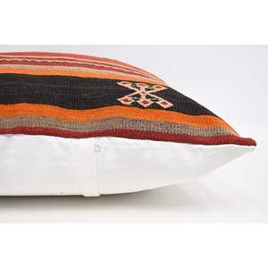 Multicolor Vintage Woven Kilim Wool Pillow 28x28 Inch Luxury Decorative <b>Cushion</b> Fluffy <b>Leaves</b> Pattern Non-Slip Eco-Friendly - Product Image 5