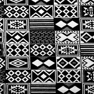 Bolsas de mano Jacquard de color blanco y negro personalizadas Tejido de punto por urdimbre Hecho EN LA India para computadora portátil y compras Hilo teñido - Product Image 5