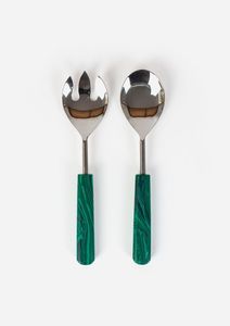 Ustensiles élégants de service de salade en acier inoxydable très poli avec une finition propre idéale pour une utilisation dans les restaurants et les événements raffinés - Product Image 3