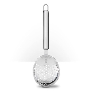 Colador de Cócteles Hawthorne Profesional de Acero Inoxidable, Resistente, con Espiral Ajustada, Vertido Suave, Mango Ergonómico, Herramienta para Mezclar - Product Image 6