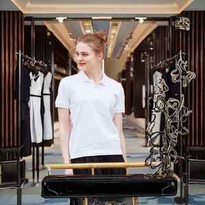 Color puro 2025 último diseño para hombres para camisetas 100% algodón tela de punto de alta calidad transpirable manga corta Color sólido - Product Image 4