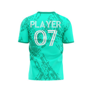 Maillot de football unisexe de haute qualité à séchage rapide, uniformes de football respirants, noms et numéros personnalisés, vêtements de football pour adultes - Product Image 2