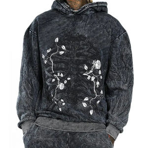 Survêtement à la mode pour hommes délavé à l'acide Service OEM ensemble de jogging surdimensionné personnalisé coupe régulière survêtement délavé Streetwear - Product Image 5