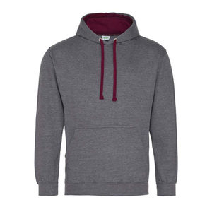 Sweats à capuche personnalisés de qualité supérieure unisexe élégant classique sweats à capuche coupe ample marron cordon à capuche basiques coton mélangé - Product Image 1