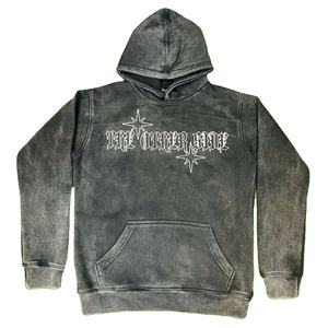 Sudadera con Capucha para Hombre, de Algodón Grueso, Lavado Ácido, Estampado Retro, Estilo Urbano Vintage, Acabado Informal, Corte Holgado, para Invierno - Product Image 1