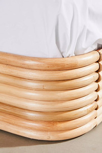 La cama de ratán más resistente, muebles para dormitorio familiar, cama de hotel, resort, estilo rústico, hecha en Vietnam - Product Image 2