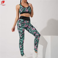 Conjunto de Yoga Versátil para Todas las Estaciones, para Práctica de Fitness al Aire Libre, Material Transpirable, Ropa Deportiva Moderna para Adultos