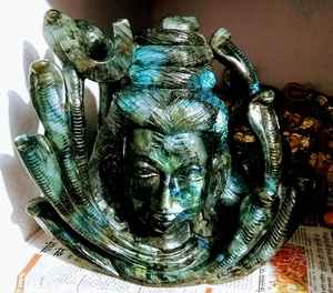 Décoration de la maison pierres précieuses assorties seigneur Shiva Sculpture spirituelle pidras naturelles cristal pierre de guérison - Product Image 6