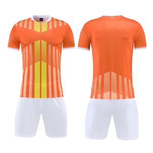 Camisetas de fútbol transpirables personalizadas, conjunto de camisetas de fútbol negras y amarillas, ropa de fútbol - Product Image 4