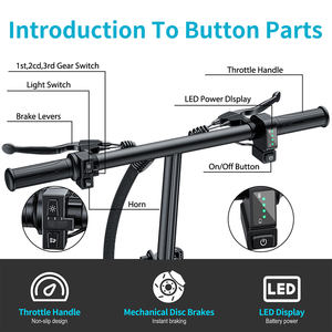 Vélo <span class=keywords><strong>Électrique</strong></span> Pliable 14 pouces Certifié CE 250W pour Commuter, Vente en Gros Usine, avec Batterie Amovible 500Wh - Product Image 3