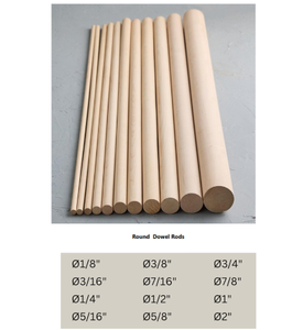 Boîtes en bois et panneaux muraux personnalisés directs de l'usine OEM Bâtons de meubles lisses pour le bricolage en bois - Product Image 5